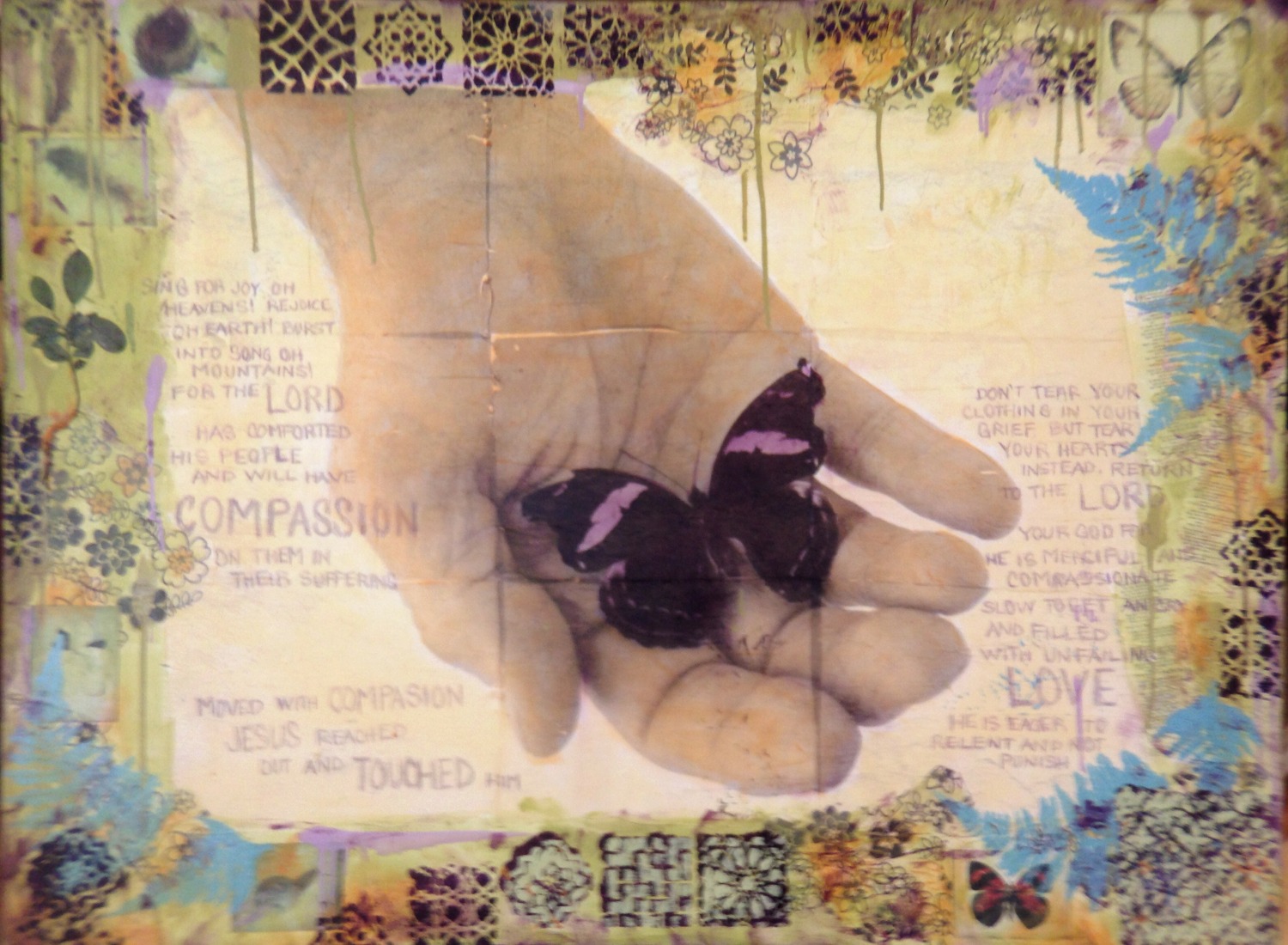 Transformed - photo transfers and mixed media on canvas by Judith Monroe